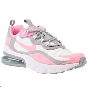 Nike Air Max 270 react sneakers | Pink white Gray | sz 7Y fits women 8.5 | Used